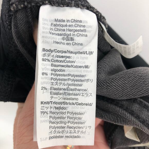 MADEWELL MATERNITY Over The Belly Skinny Jeans Size 23 High Rise Black Sea - Picture 9 of 10